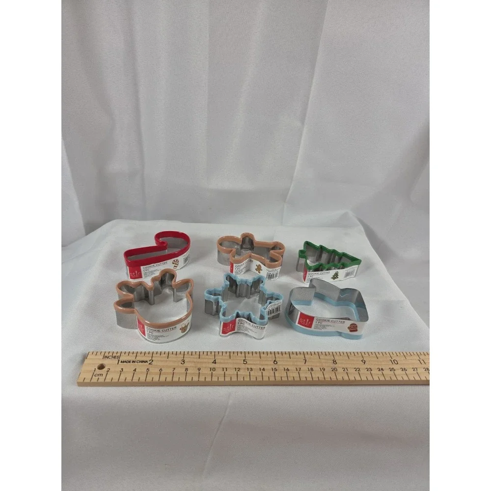 Stir Christmas Cookie Cutters Set Of 6 New